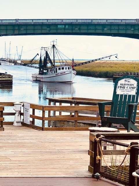 boat under bridge